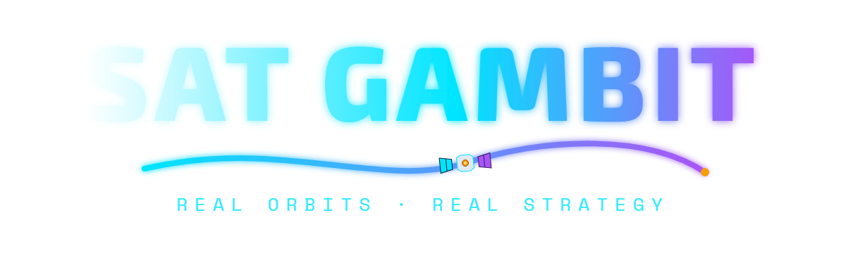 Sat Gambit — Real Orbits · Real Strategy